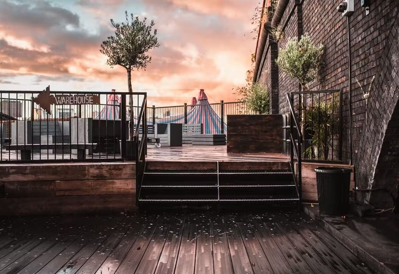 A Birmingham rooftop bar in Digbeth: The Roof Terrace: The Rainbow Venues1