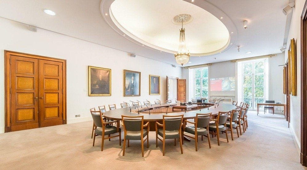 The Royal Society London Council room to hire