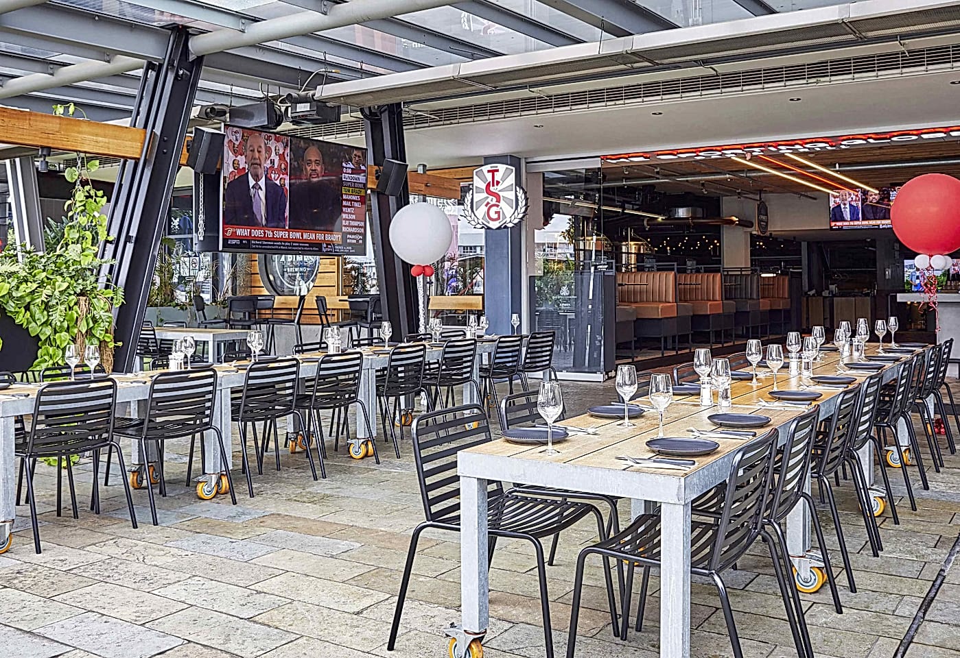 Beer Garden, The Sporting Globe - King Street Wharf 1