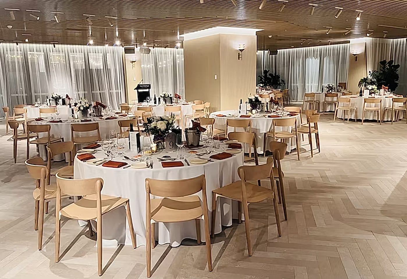 The Star Gold Coast | Cabaret Style Tables in Function Space | Venue Hire Gold Coast | 3