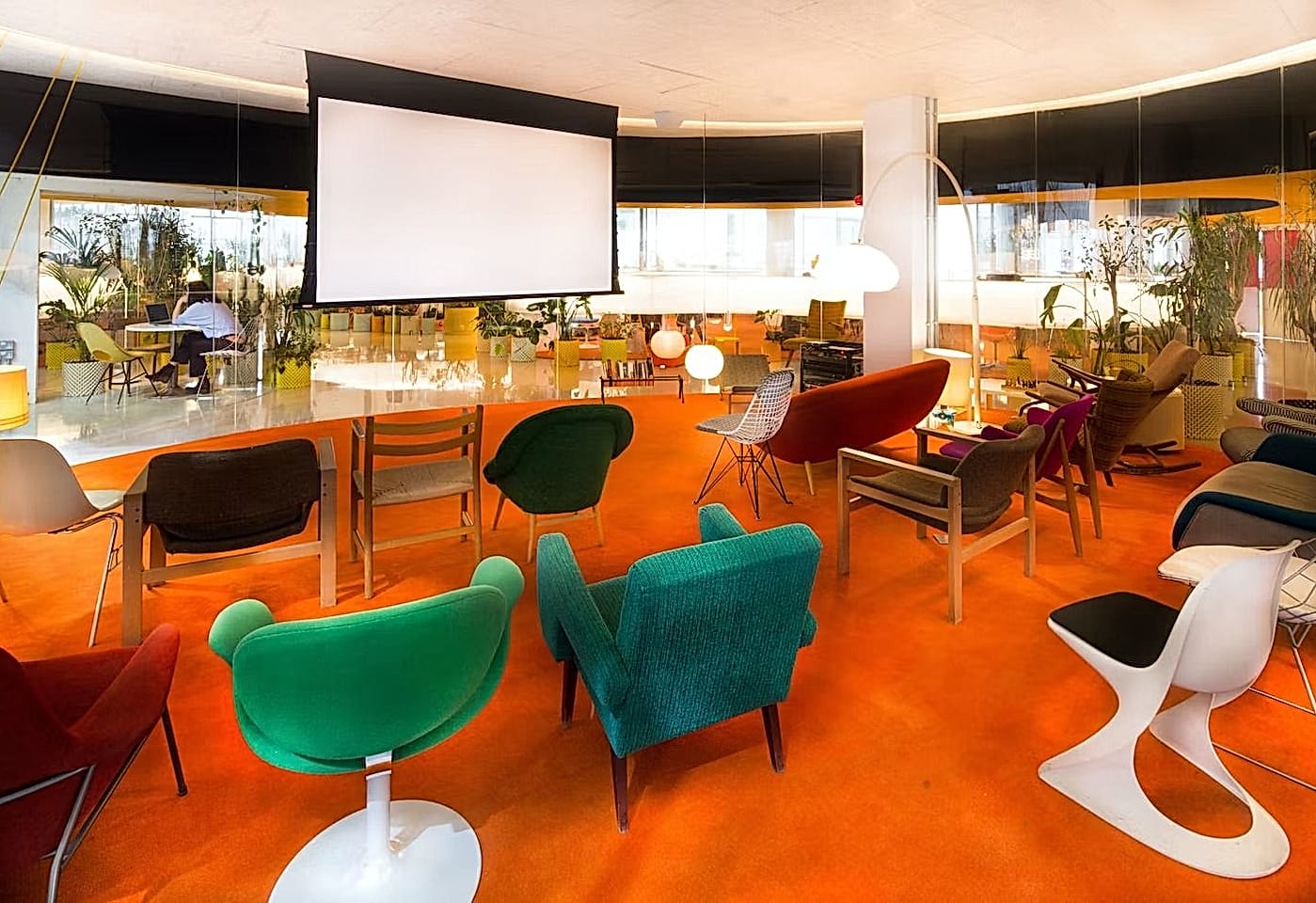 A unique, colourful meeting room in London: The Study, Second Home Spitalfields1