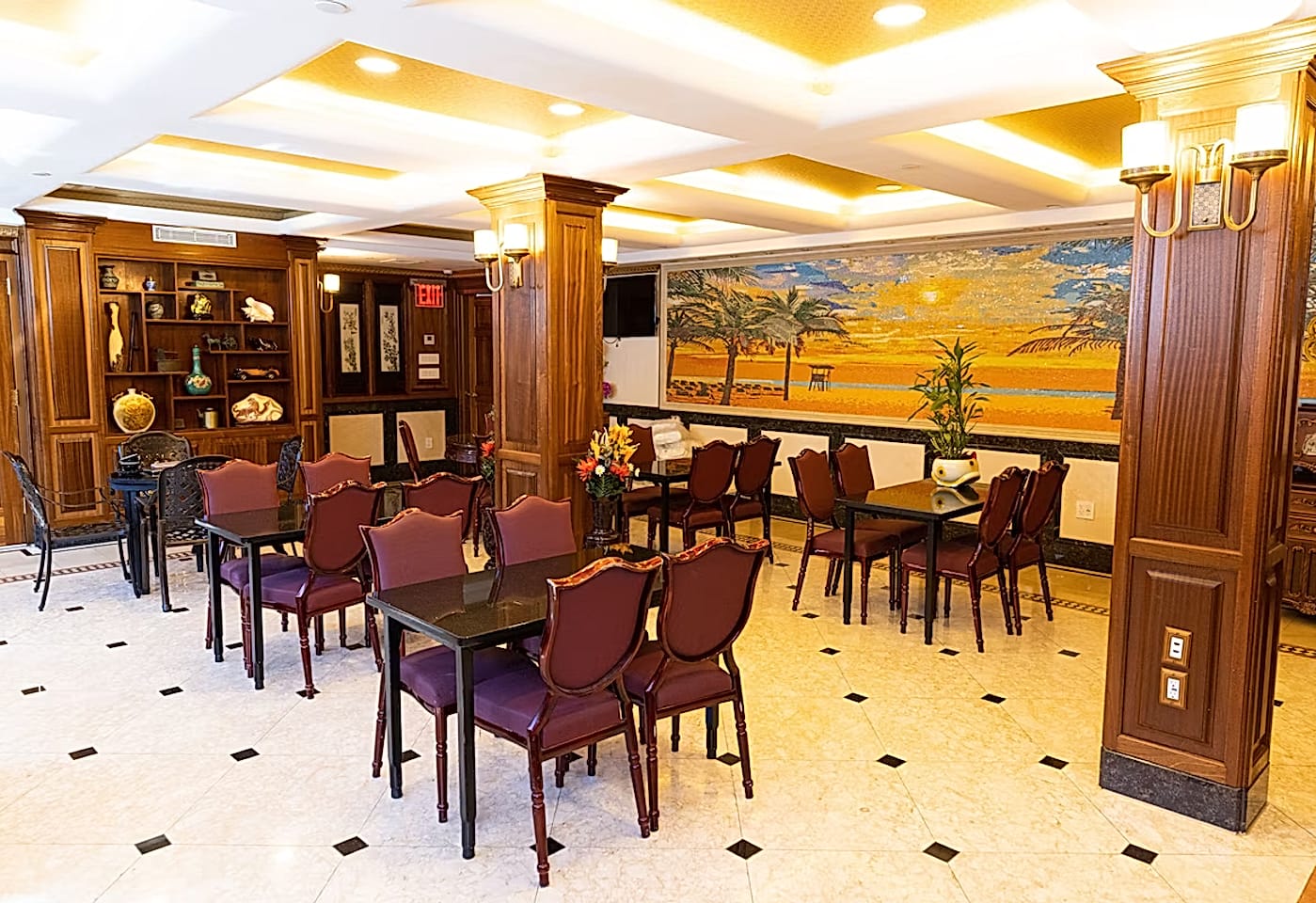 A meeting space in the Allen Hotel, a conference venue on the Lower East Side in NYC.