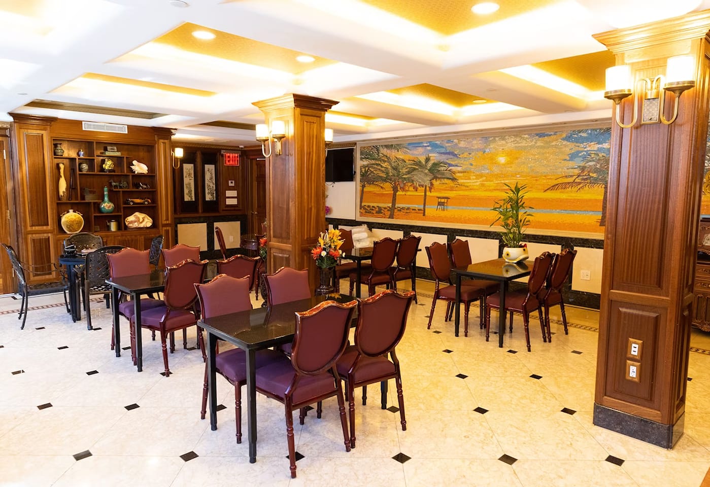 A meeting space in the Allen Hotel, a conference venue on the Lower East Side in NYC.