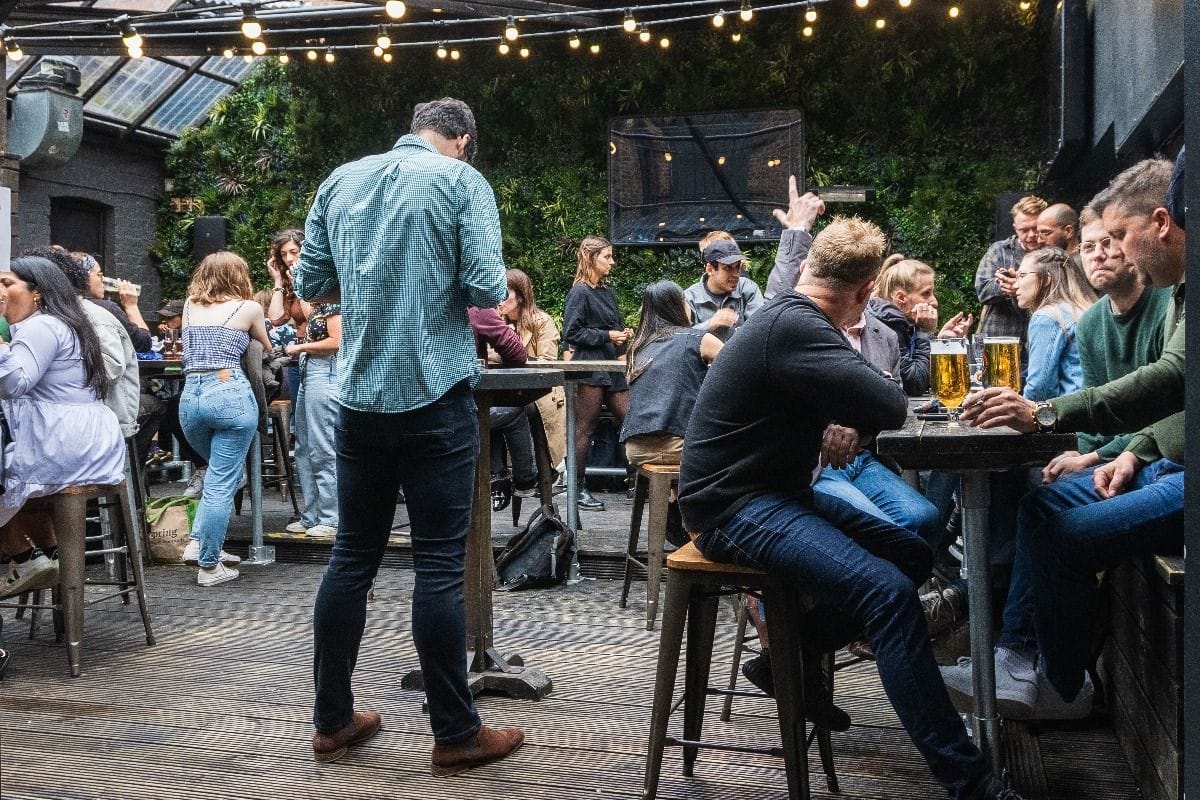 The owl and pussycat Shoreditch beer garden 2