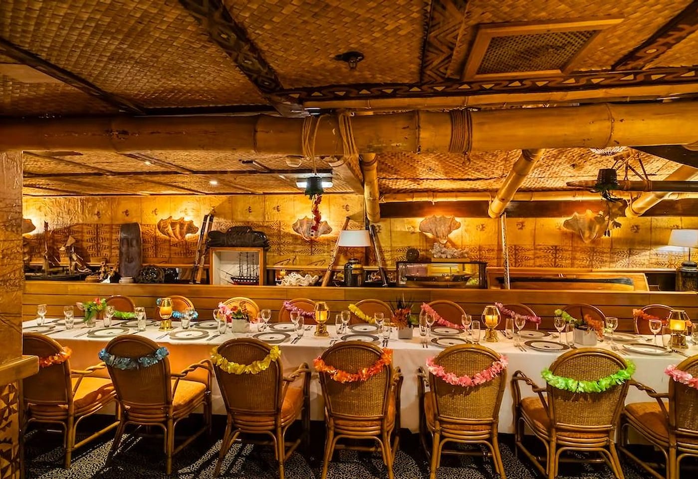 Tiki Room, Trader Vic’s London,, function room in Mayfair