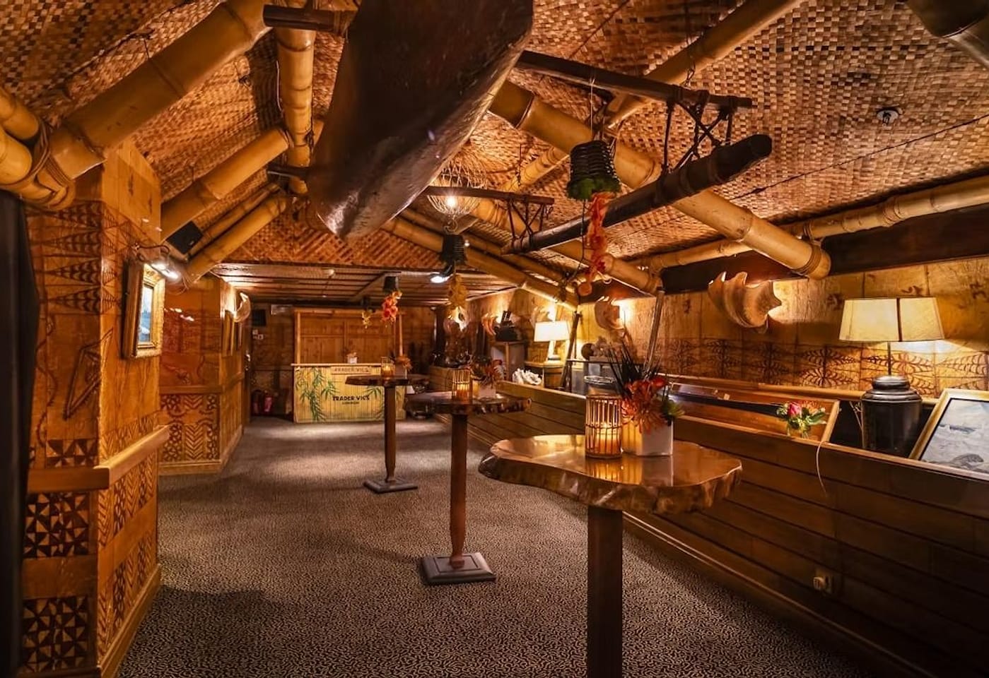 Tiki Room, Trader Vic’s London,, function room in Mayfair