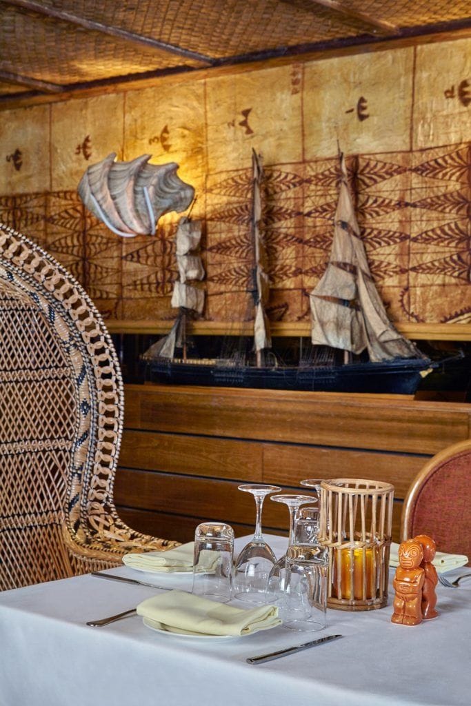 Tiki Room, Trader Vic’s London,, function room in Mayfair