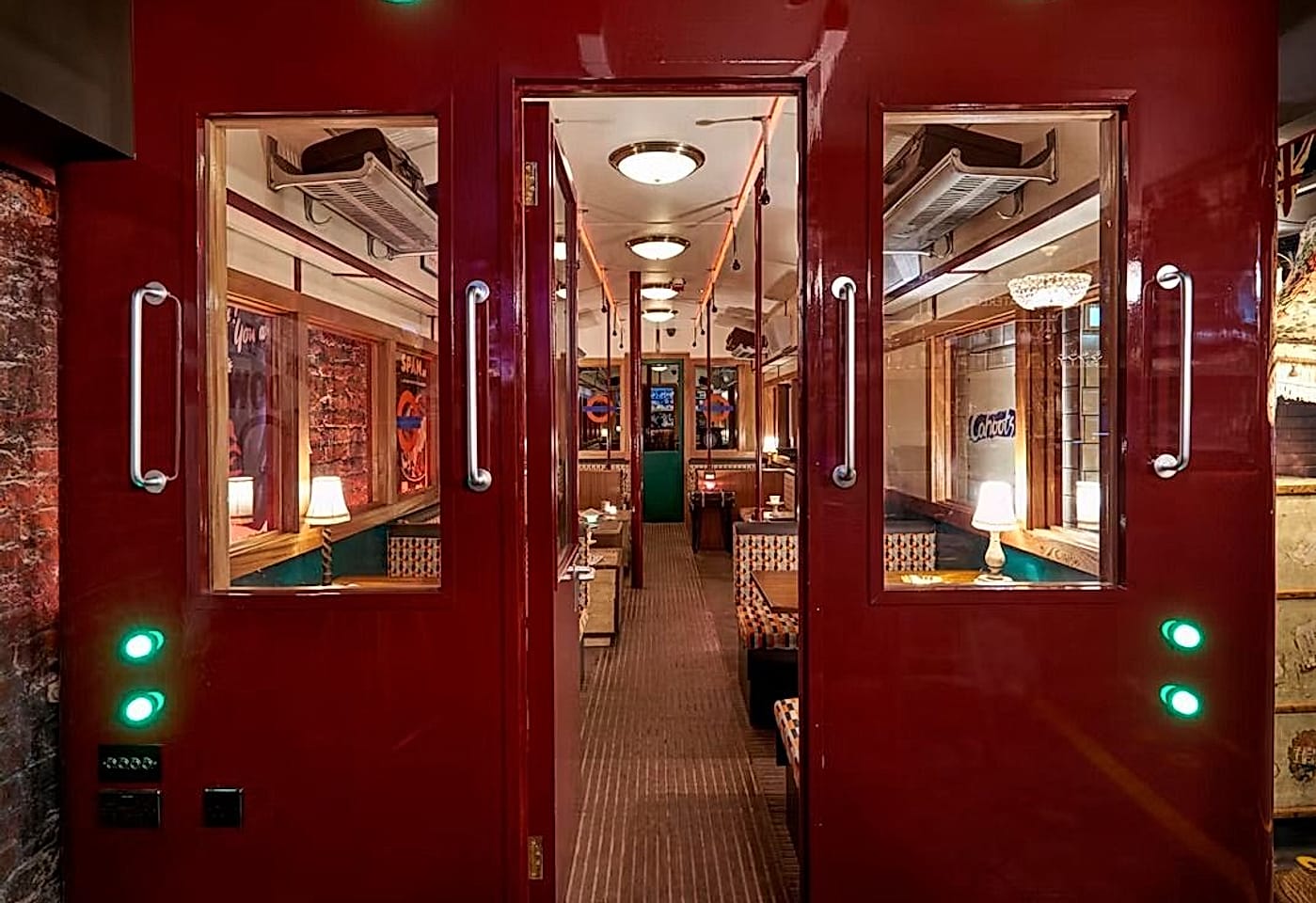 Train Carriage at Cahoot, Function rooms in Mayfair