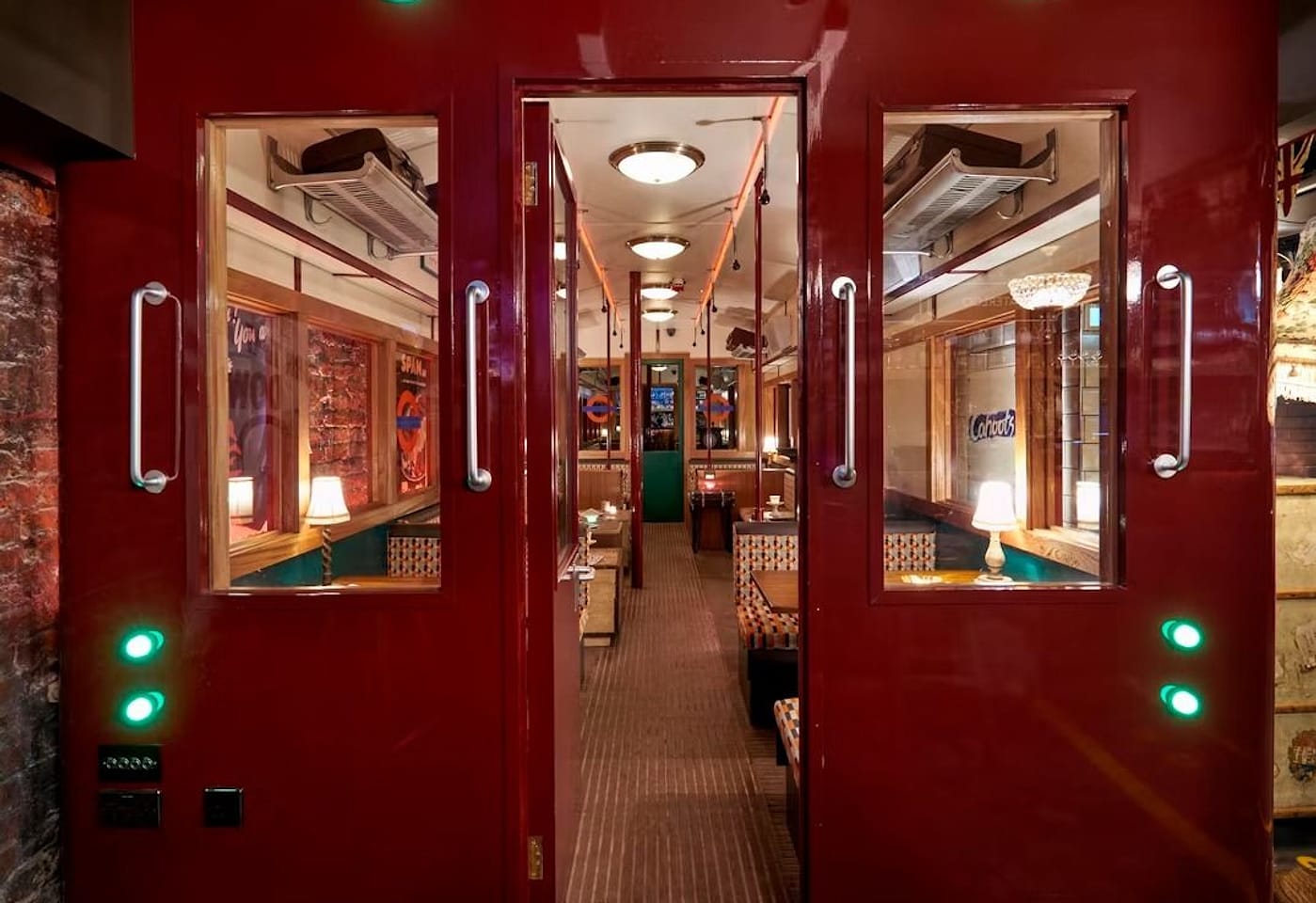 Train Carriage at Cahoot, Function rooms in Mayfair