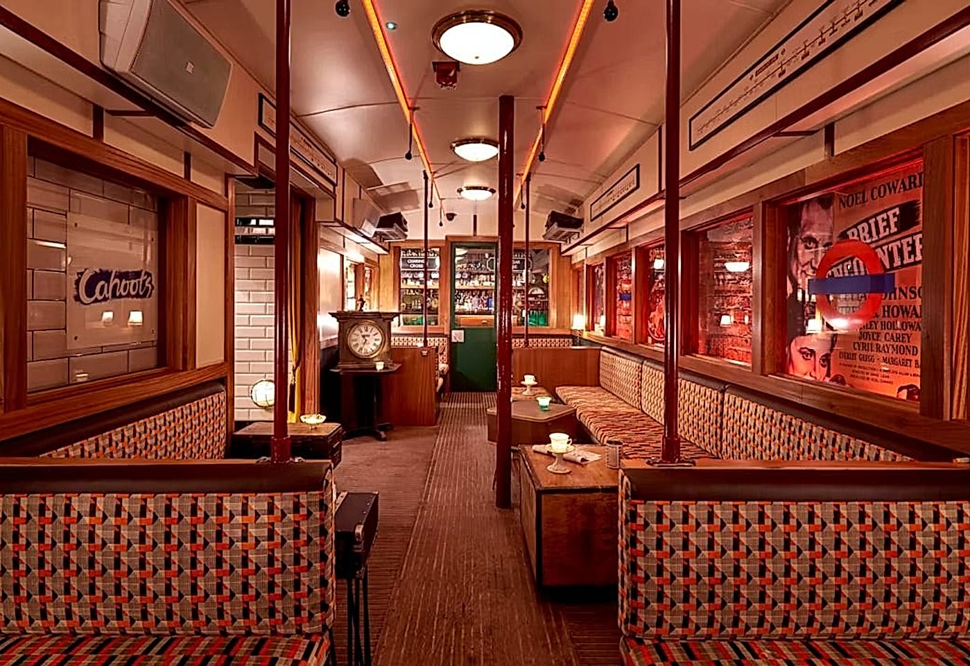 Train Carriage at Cahoot, Function rooms in Mayfair
