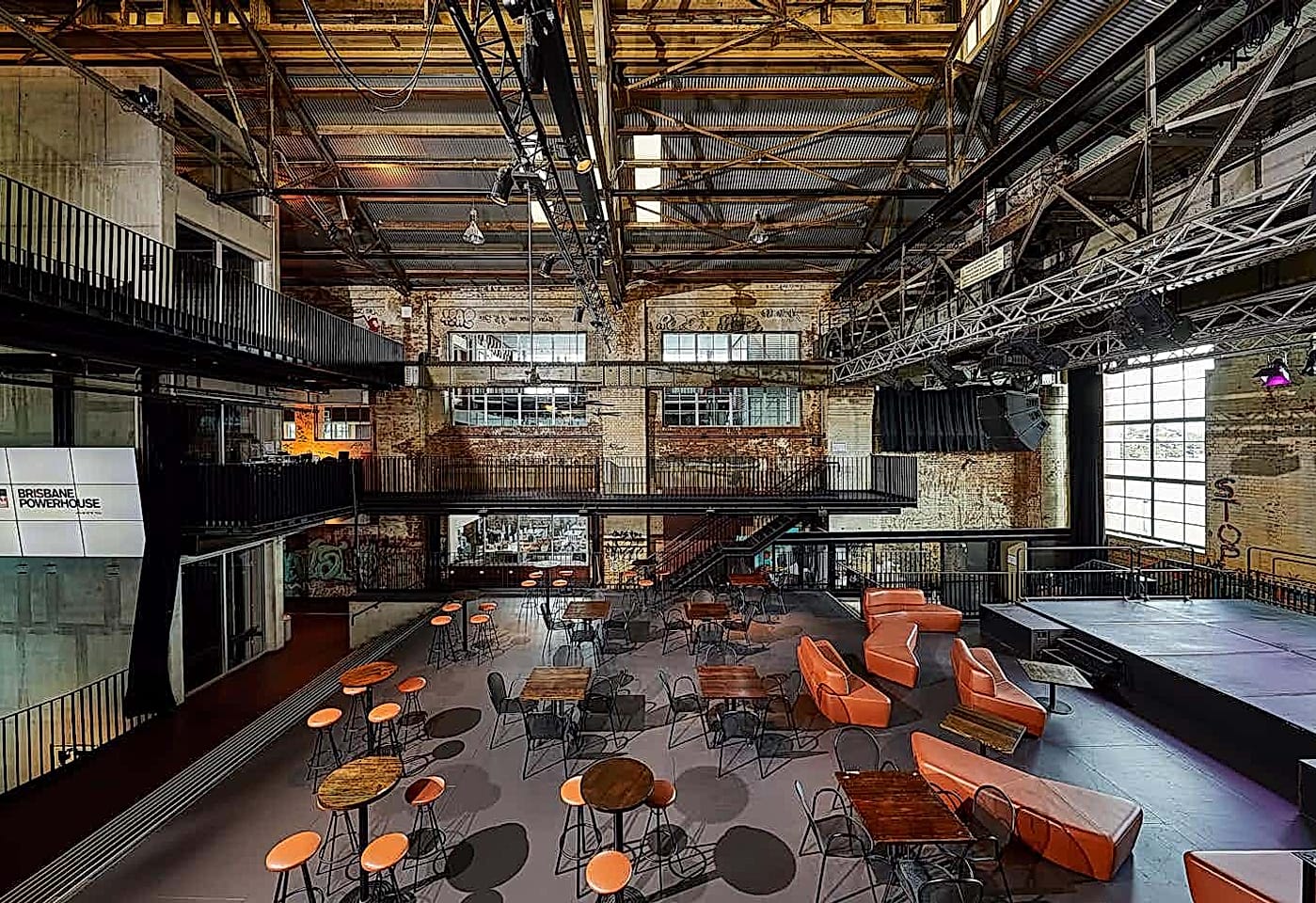 Brisbane Powerhouse | View of Turbine Platform | Venue Hire Brisbane | 1