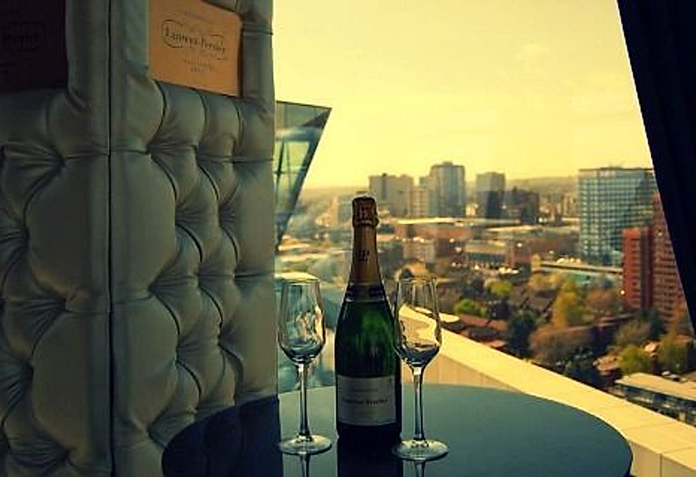 White at The Cube Birmingham rooftop bar 3