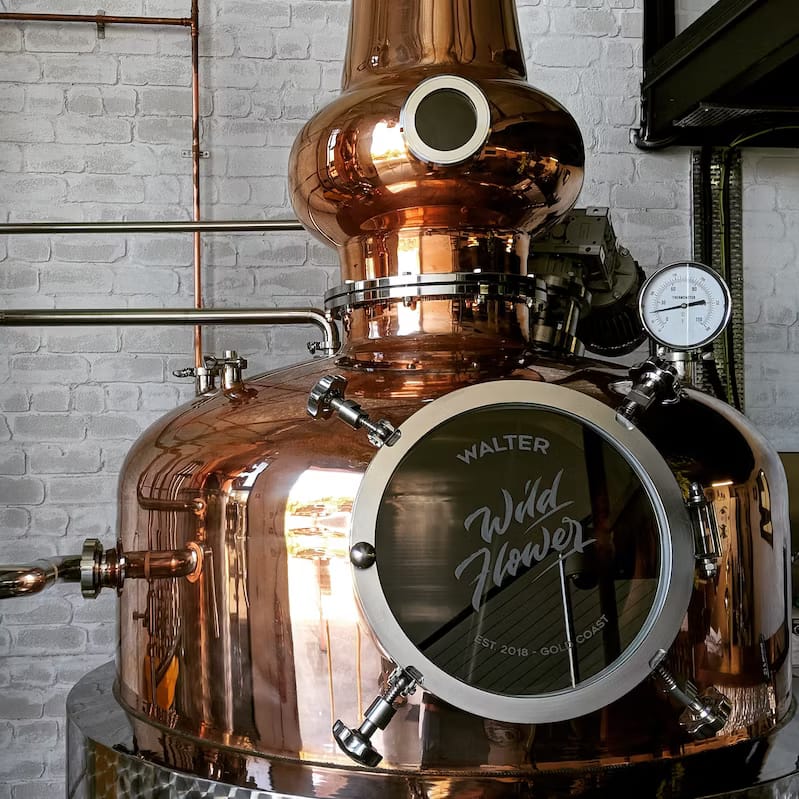 Wild Flower Gin Distilling | Close Up of Gin Distillery Equipment | Venue Hire Gold Coast | 3