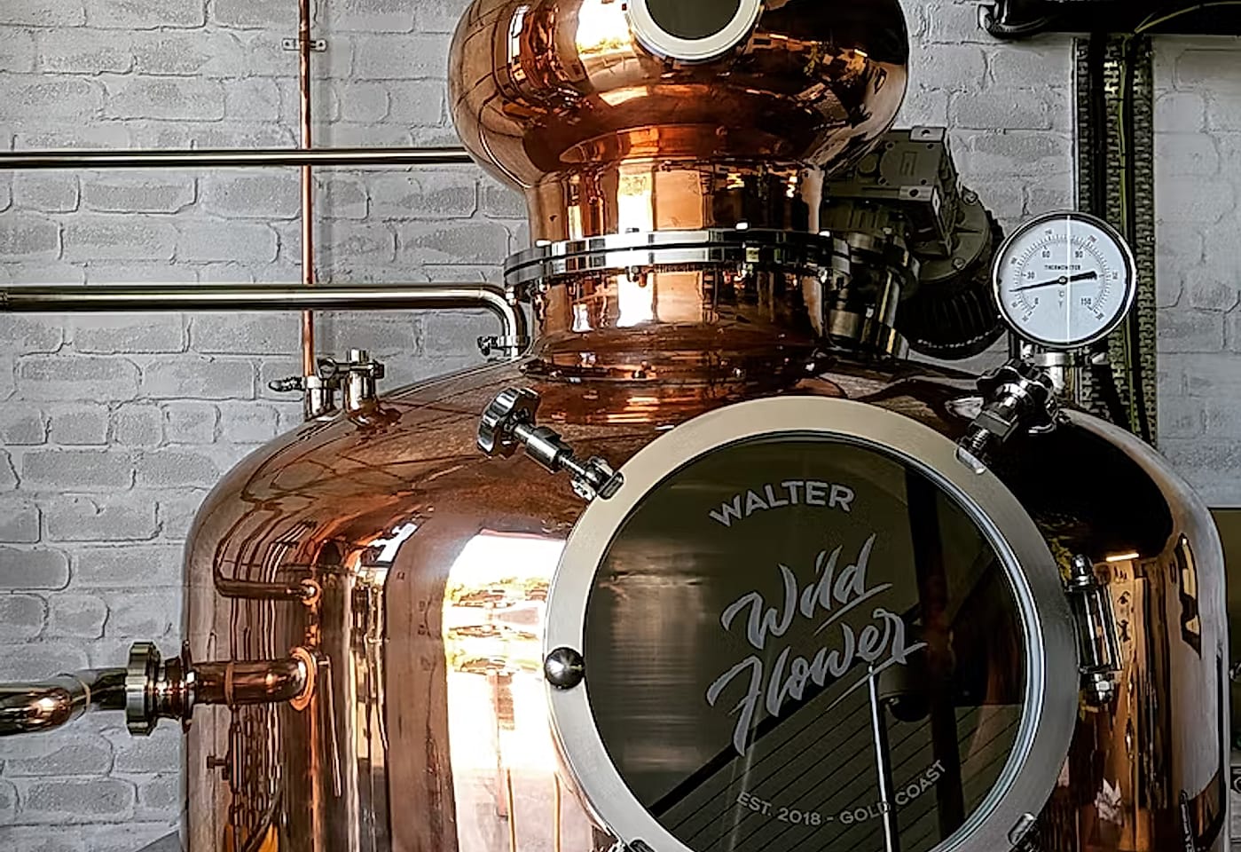 Wild Flower Gin Distilling | Close Up of Gin Distillery Equipment | Venue Hire Gold Coast | 3