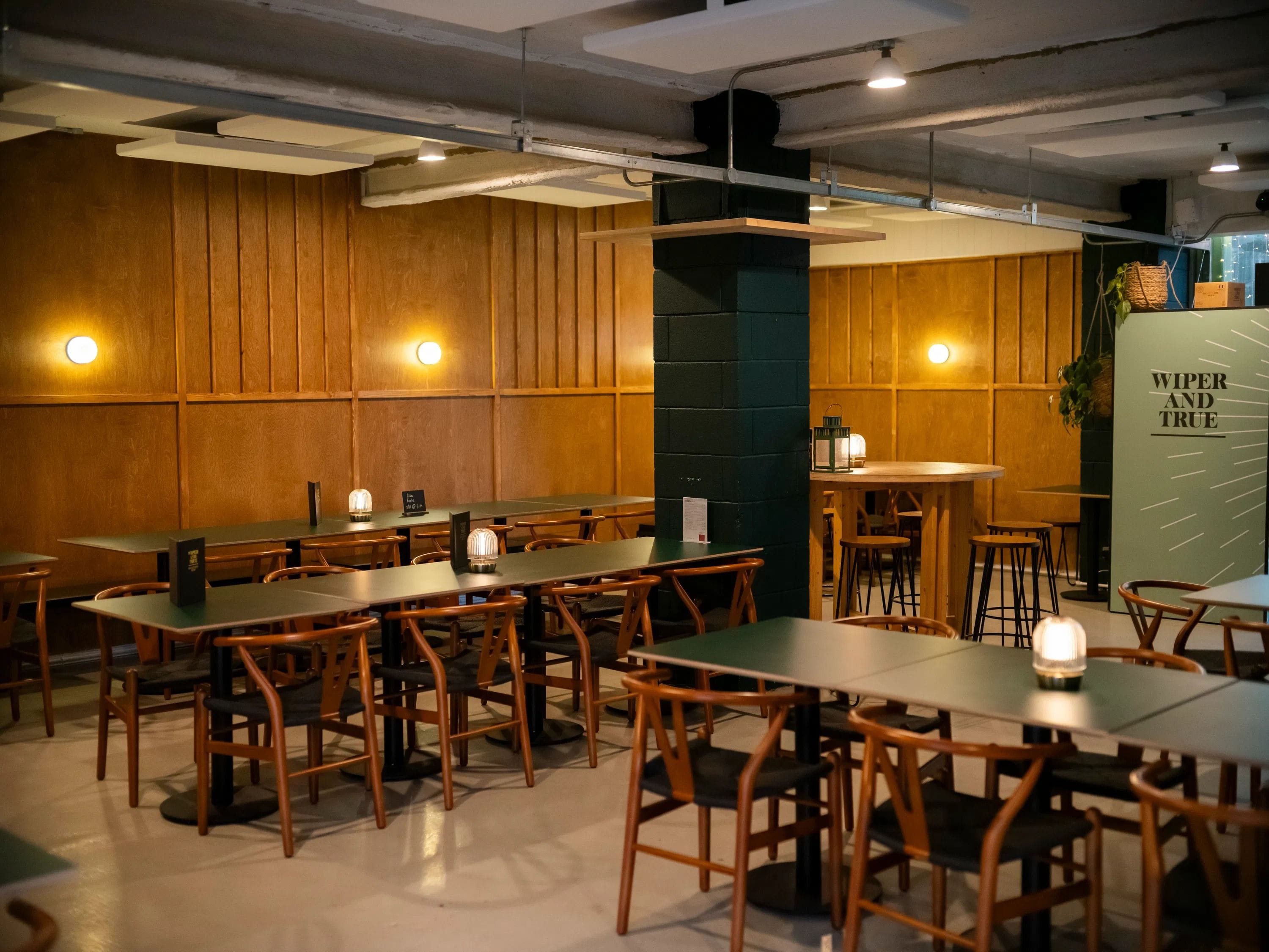 A private members'-club feel for your works do: The Snug, Wiper and True Brewery & Taproom, Old Market image 3