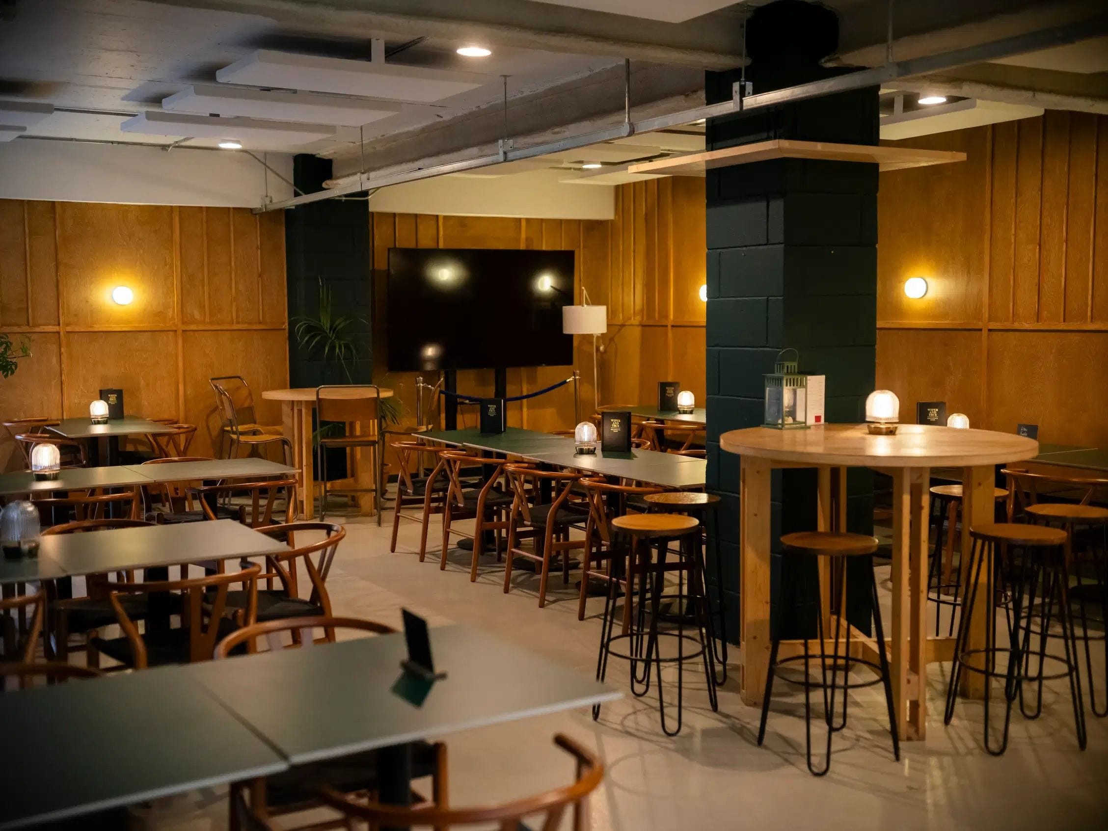 A private members'-club feel for your works do: The Snug, Wiper and True Brewery & Taproom, Old Market1
