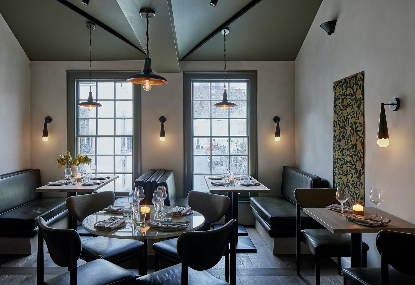 upstairs private dining room at akub notting hill private dining london