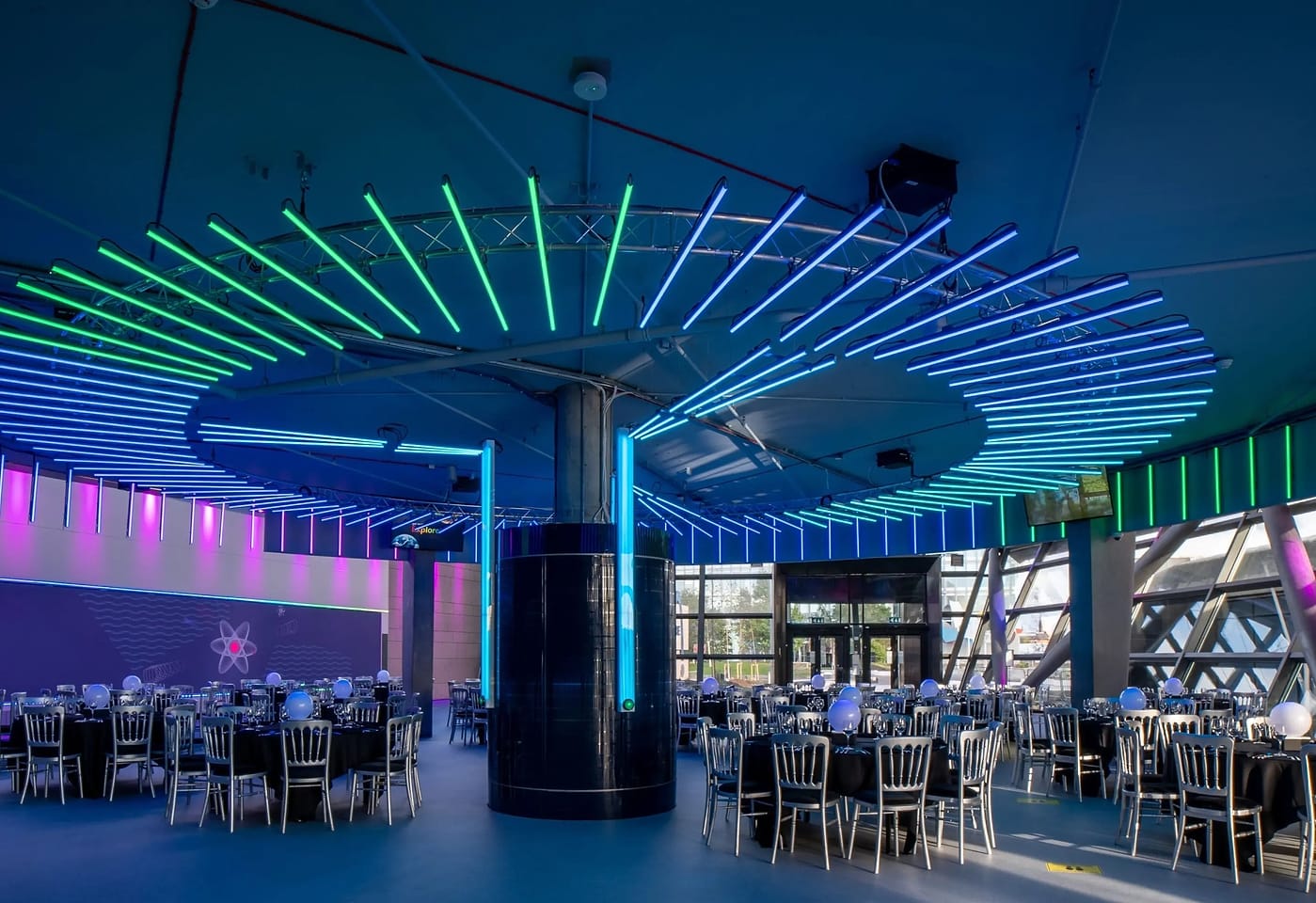 atrium glasgow science centre christmas party venue