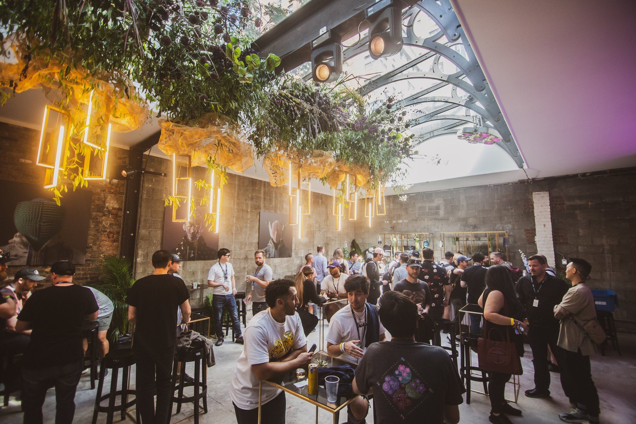 atrium ideal glass studios corporate party venues new york city