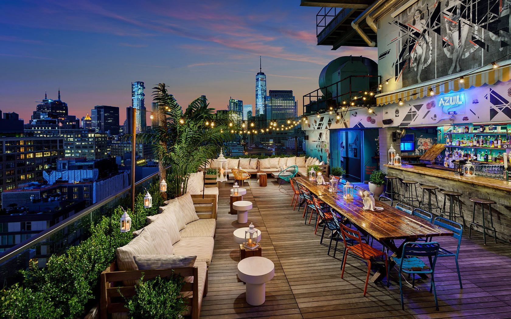 azul west village roof top bars venue
