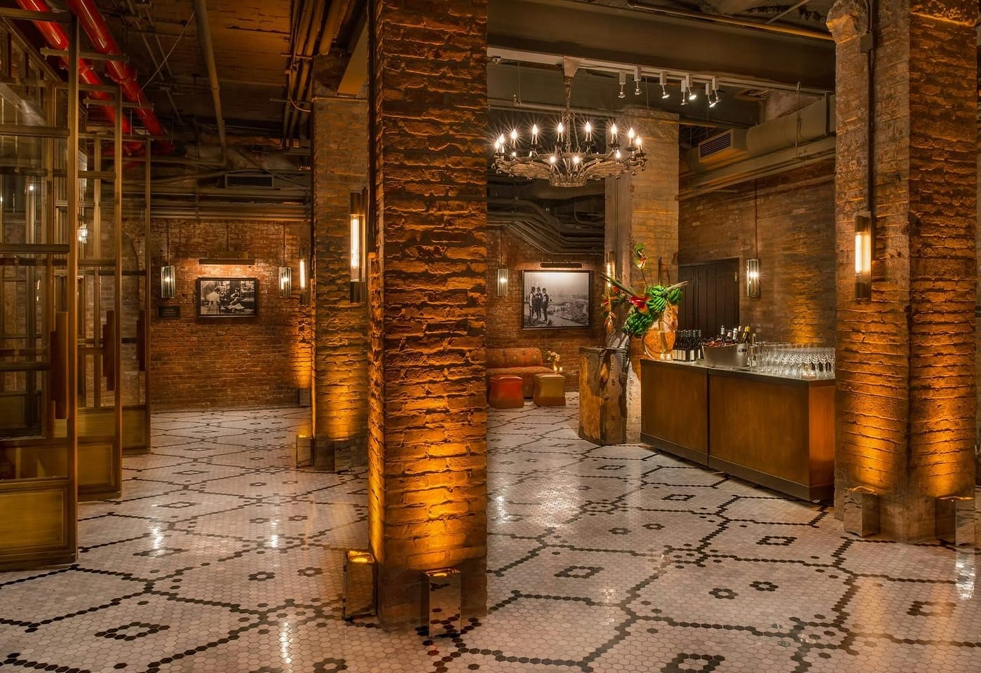 bar room at the beekman financial district party venues NYC
