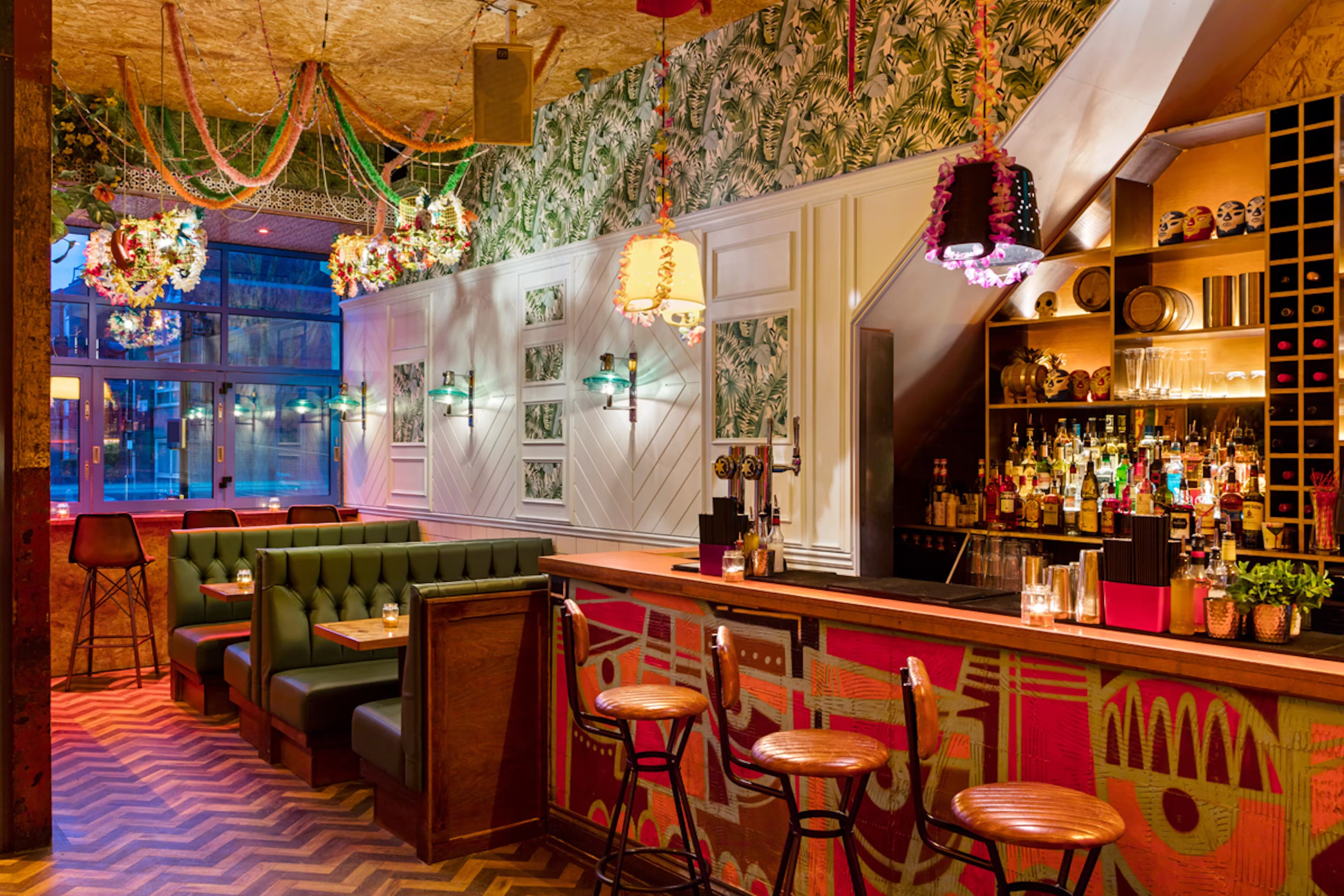 barrio cocktail bar angel london booths