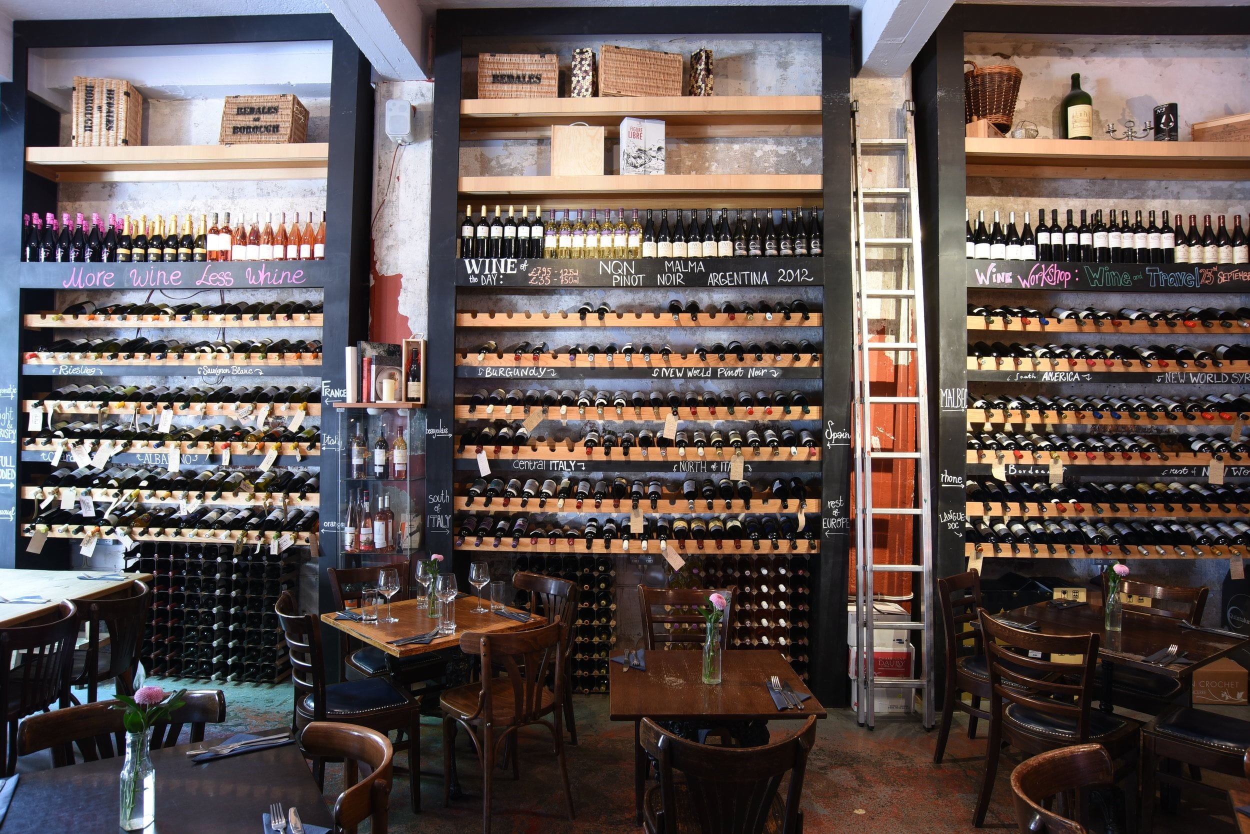 interior of bedales of borough market london bridge wine bar london