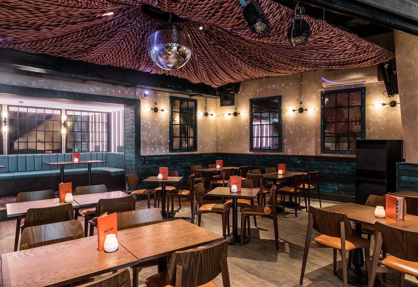 interior of big chill bar in kings cross london