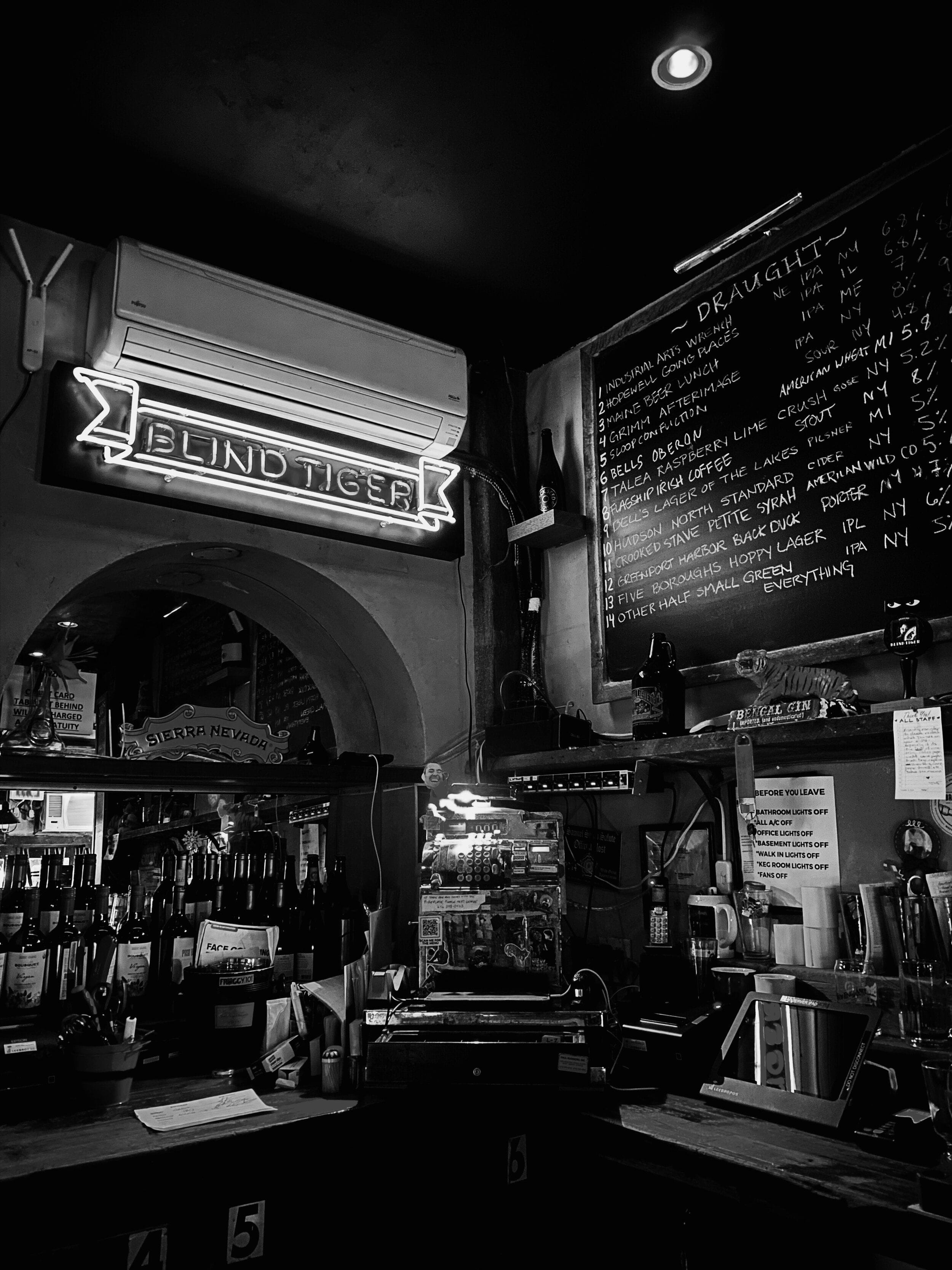 blind tiger west village bars venue