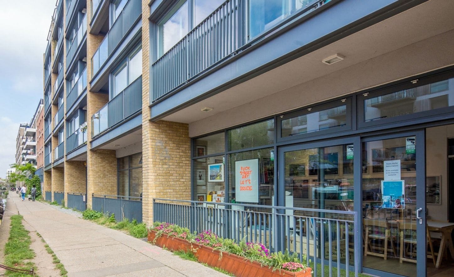 exterior of the archivist in hackney london