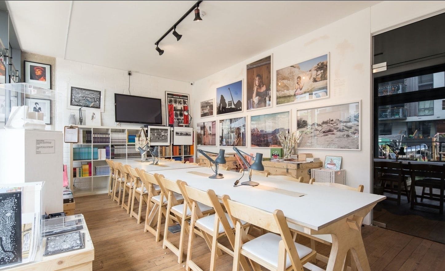 the boardroom in the archivist in hackney london