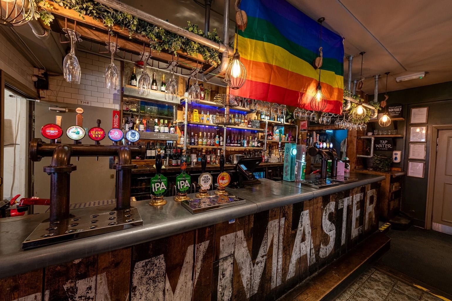 interior of brewmaster leicester square london bar