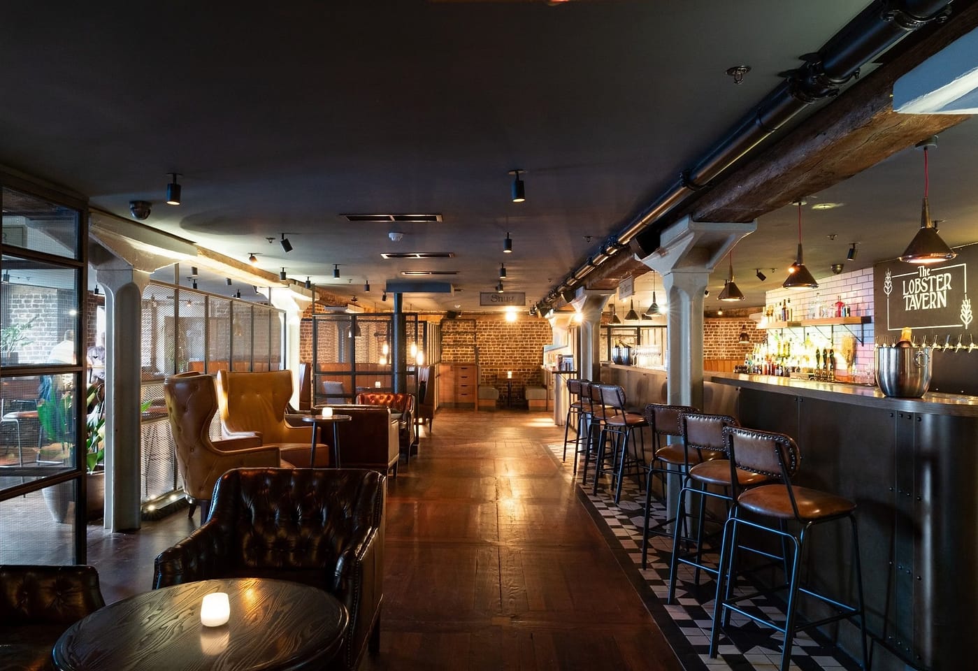 private dining at burger and lobster in canary wharf london
