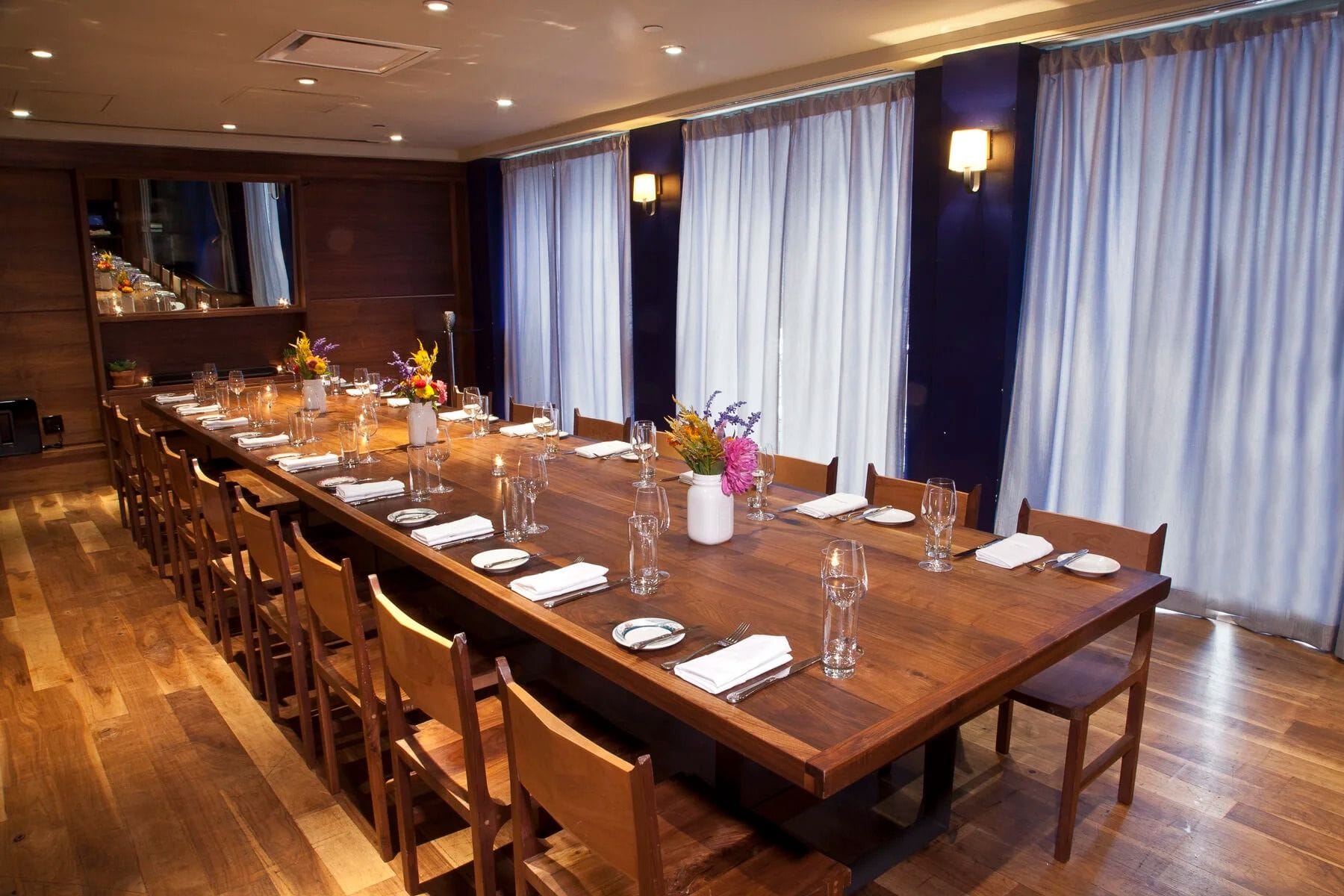 A Midtown private dining experience highlighting local greenmarkets: Butter1