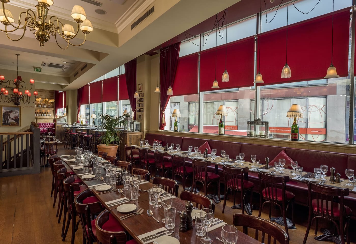 cafe rouge birmingham christmas party venues 1