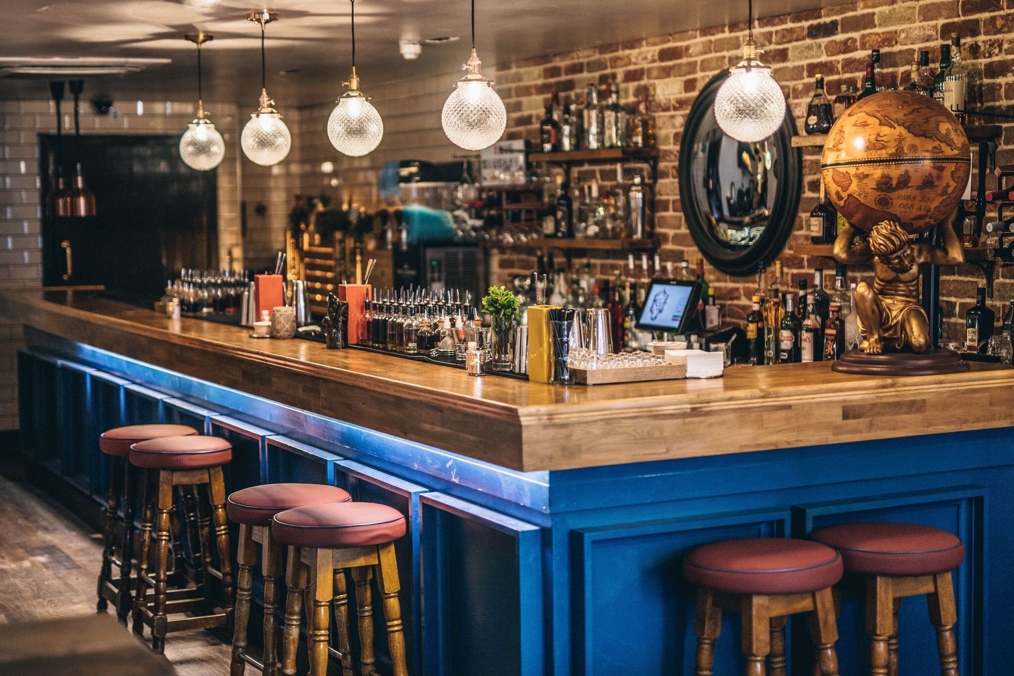 interior of callooh callay chelsea in chelsea london bar