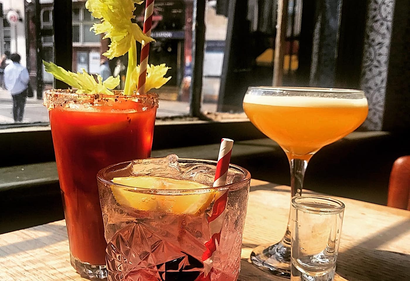 drinks at the camden eye bar in camden town london