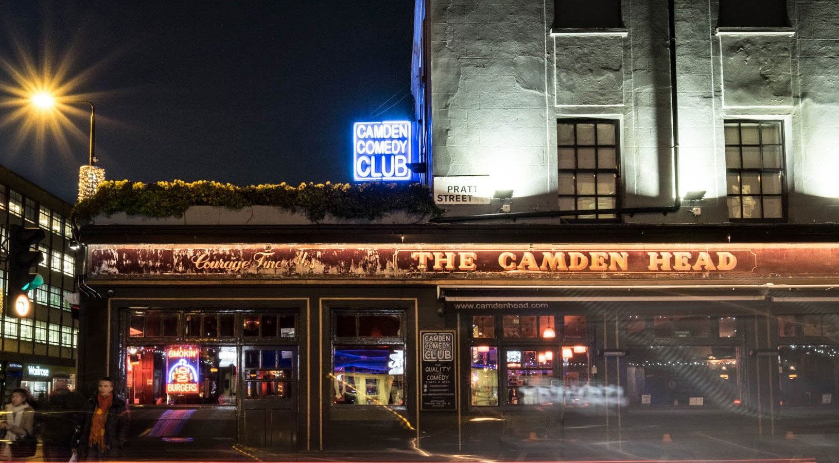 exterior of the camden head camden bar in camden town london