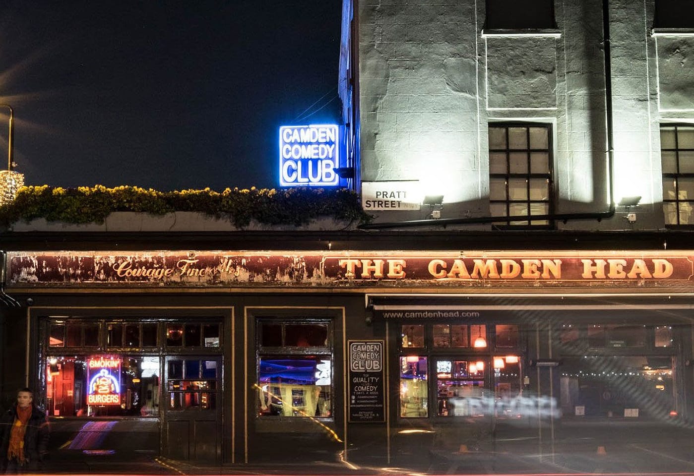 exterior of the camden head camden bar in camden town london