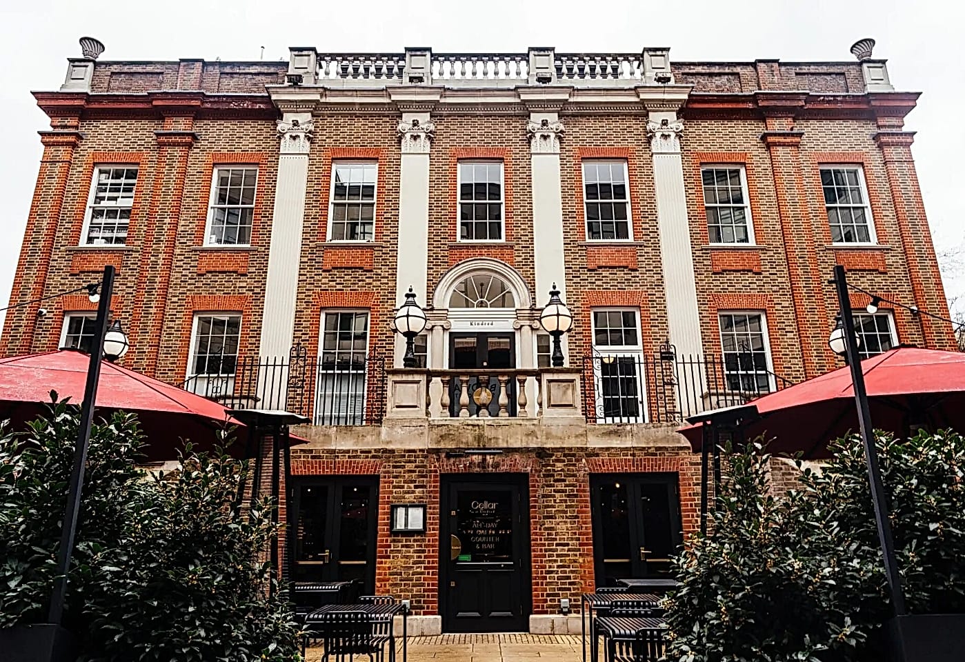 exterior of cellar at kindred hammersmith london bar