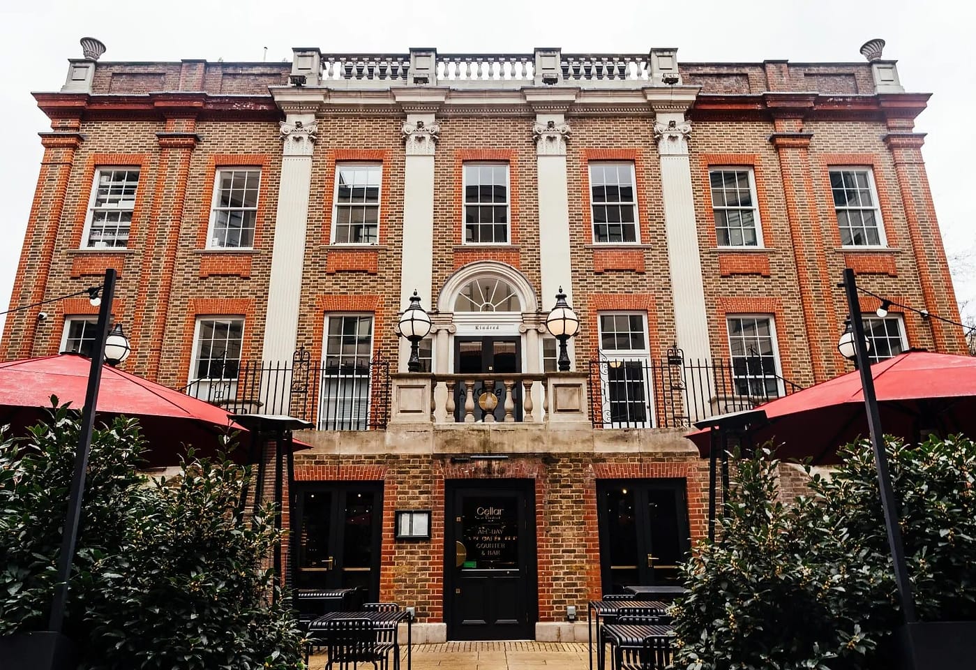 exterior of cellar at kindred hammersmith london bar