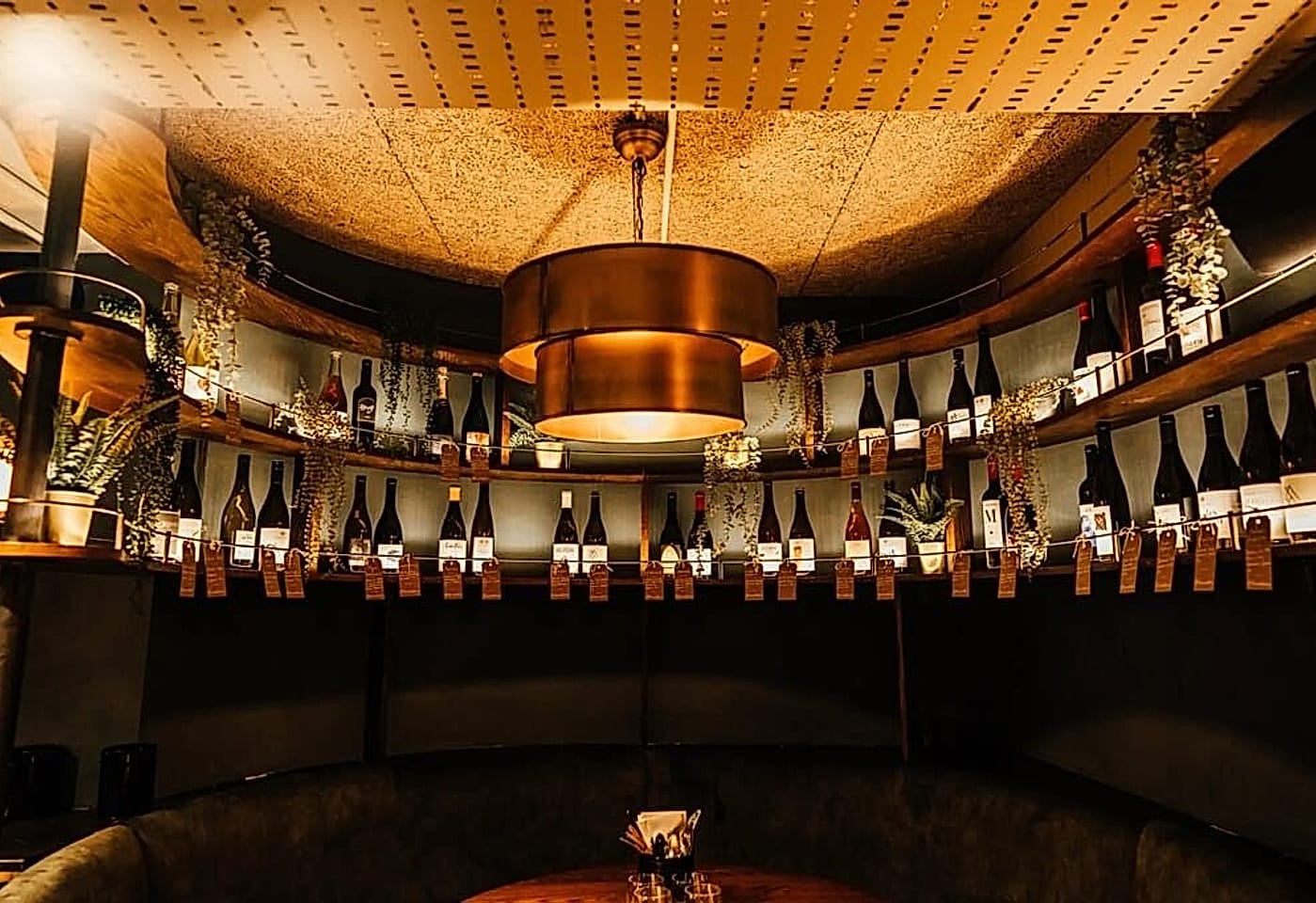 interior of cellar at kindred hammersmith london bar
