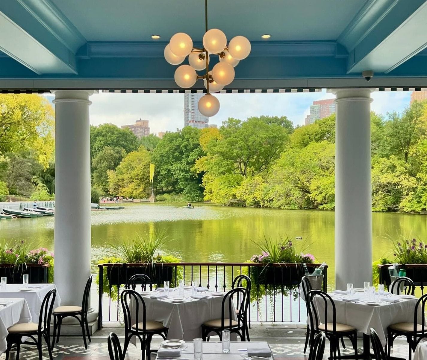 Escape the hustle and bustle with a parkside graduation party: Central Park Boathouse image 3