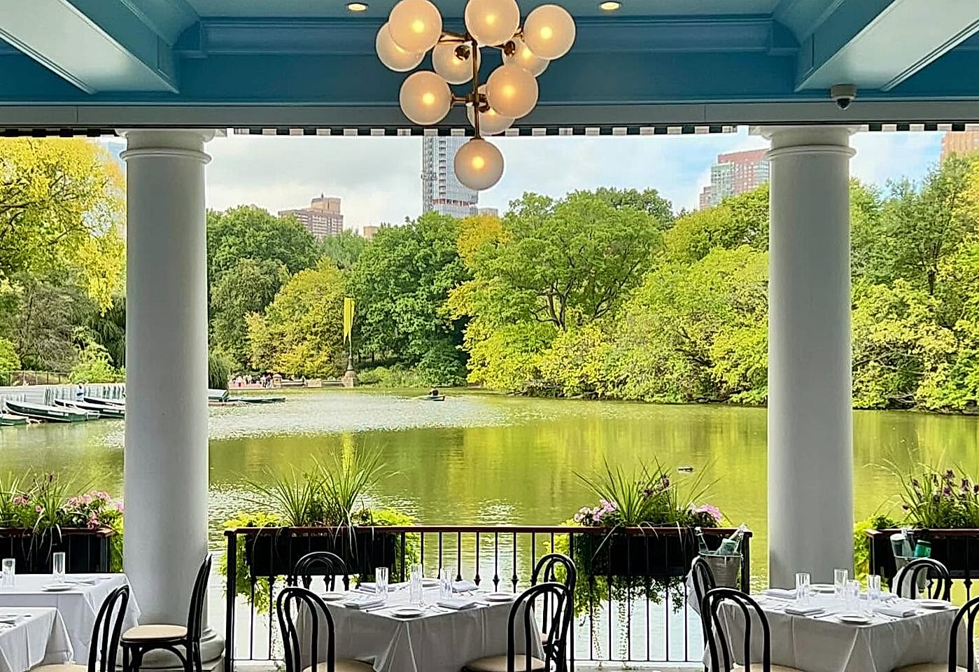 Escape the hustle and bustle with a parkside graduation party: Central Park Boathouse image 3
