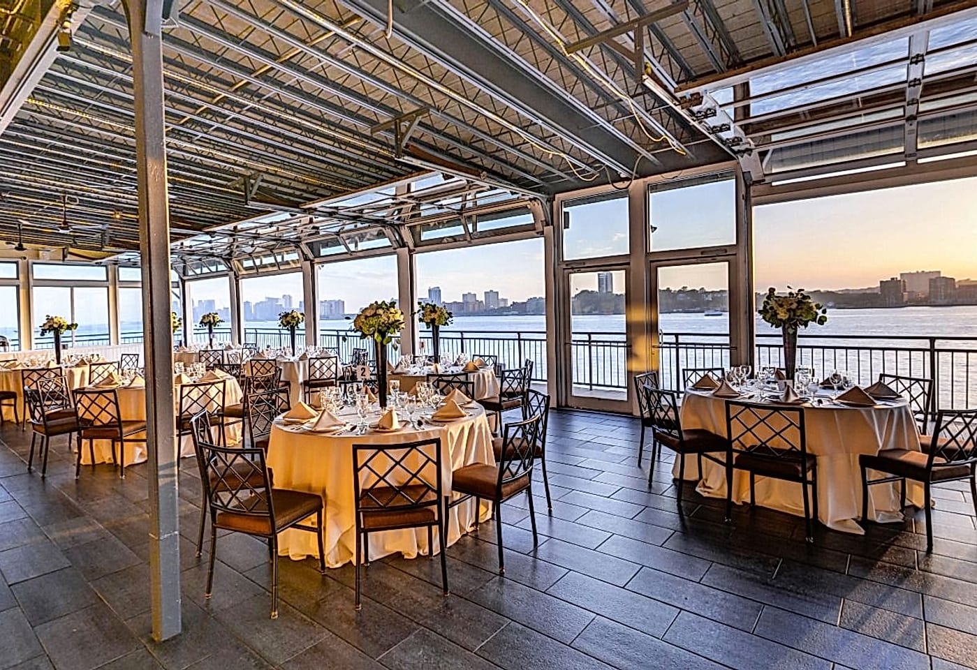 A Manhattan outdoor party venue with views for days: Sunset Terrace at Chelsea Piers image 3