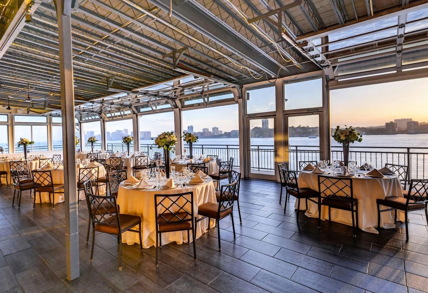 A Manhattan outdoor party venue with views for days: Sunset Terrace at Chelsea Piers image 3