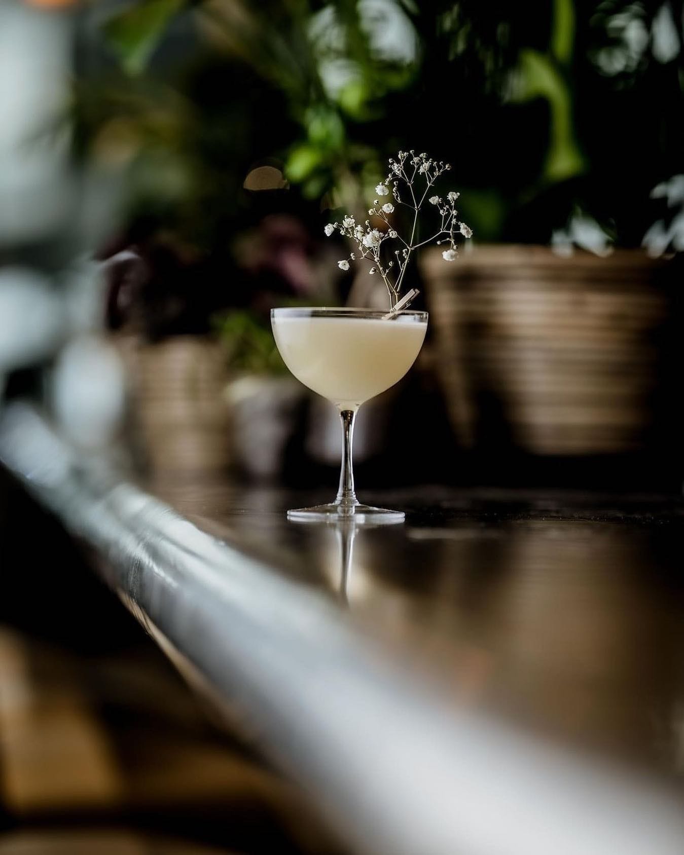 cocktail at city garden in skybar city of london rooftop bar