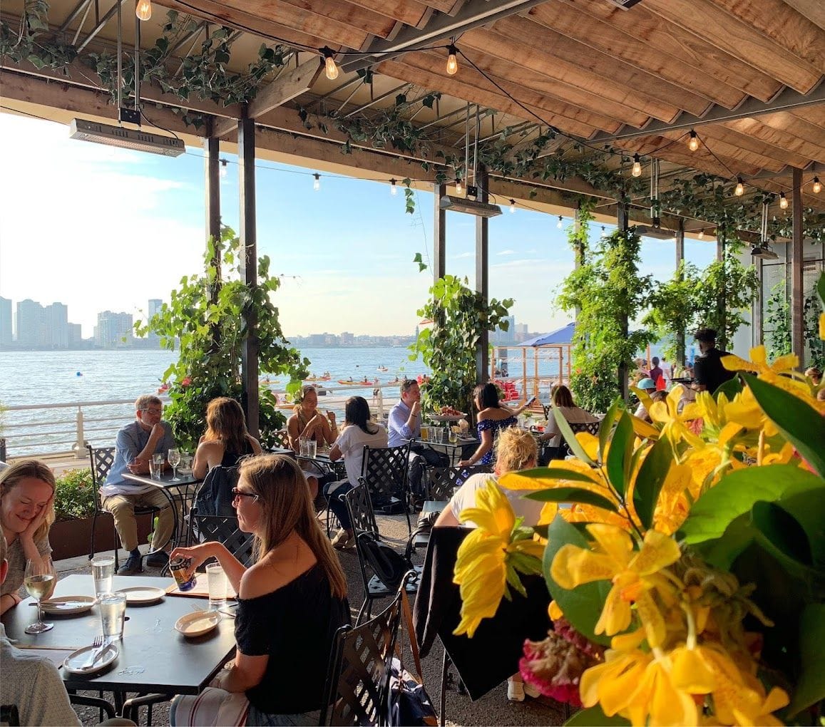 For an elegant outdoor bar on the waterfront: City Vineyard image 3