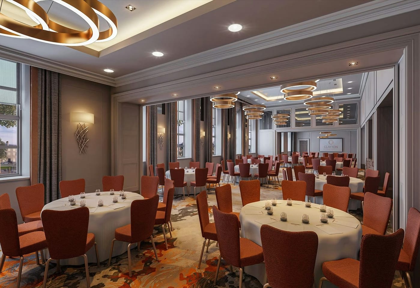 The traditional hotel Glasgow conference venue: Custom House Ballroom at Clayton Hotel image 2