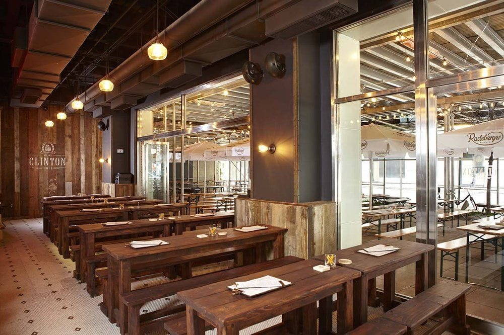 A crowd-favorite Lower Manhattan beer garden: Clinton Hall1